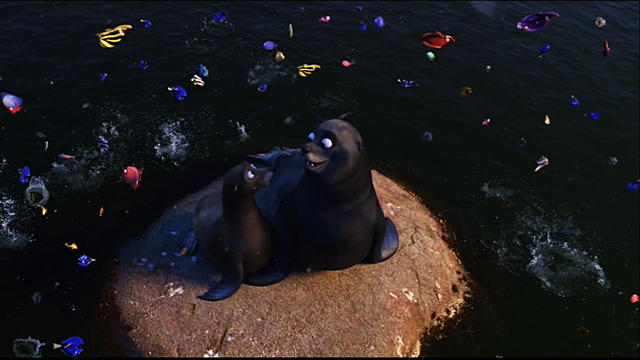 Hank e Dory liberano tutti i pesci in quarantena