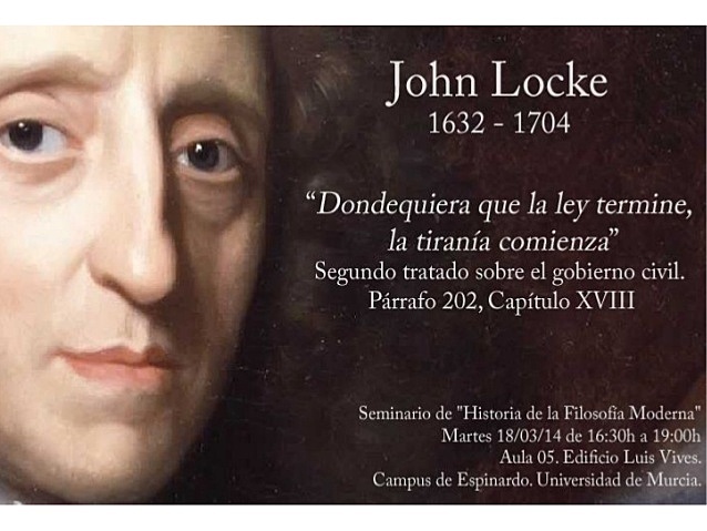 teoría de Jhon Locke en el siglo XVII