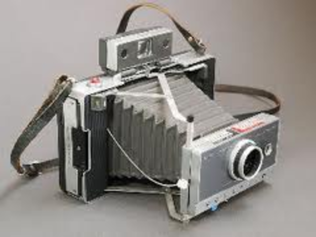 The self develpoing film camera was invented