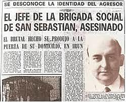 Primer asesinato de ETA.