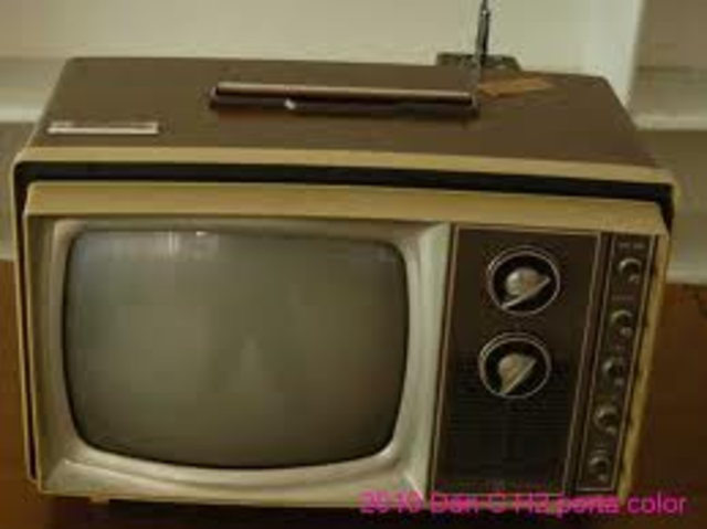 General Electric's porta color tv was introduced