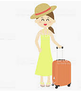 Elle est partie en France en avion