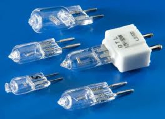 •The halogen lamp invented