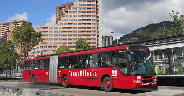 La llegada del Transmilenio
