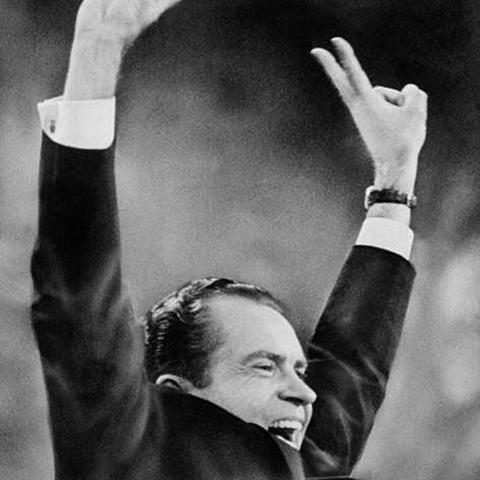 Nixon election victory and Apollo 8 orbitting the moon