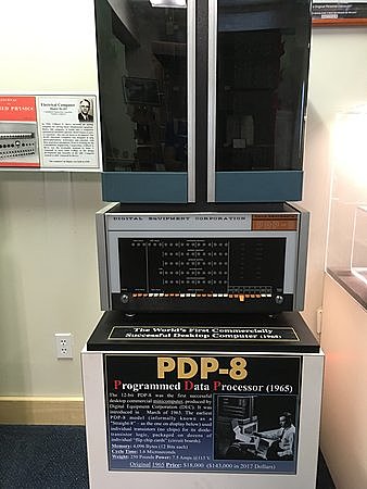 El PDP-8 de la Digital Equipment Corporation