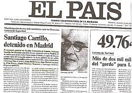 Detención de Santiago Carrillo