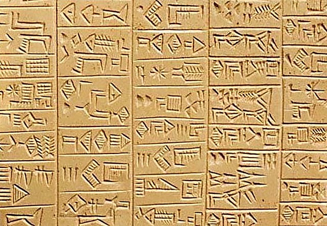 Skriftspråk i Mesopotamien