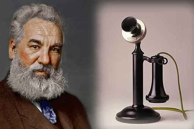 Alexander Graham Bell invents the telephone