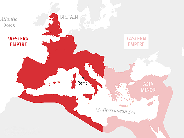Divisione Impero Romano