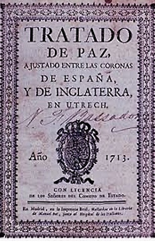 Tratado de Utrecht.