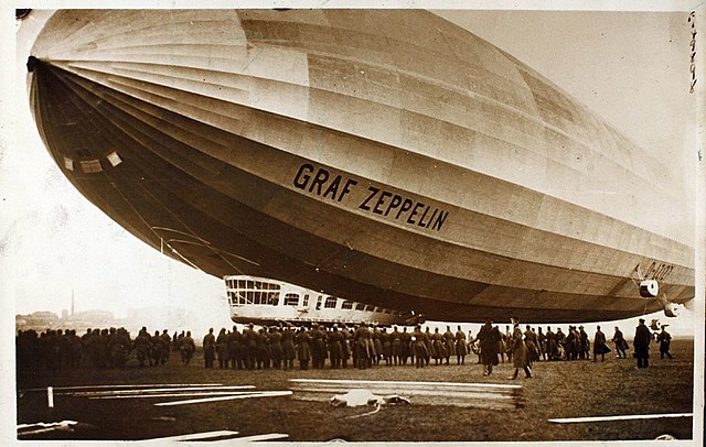 The First Zeppelin Flies