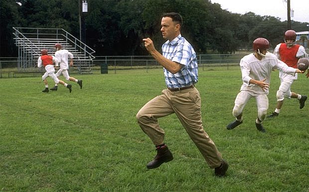 Forrest is Spotted by a Football Team