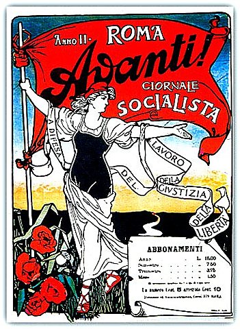 Mussolini Begins Work as Editor for the Socialist Party Newspaper "Avanti"