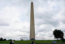 The Washington Monument is established