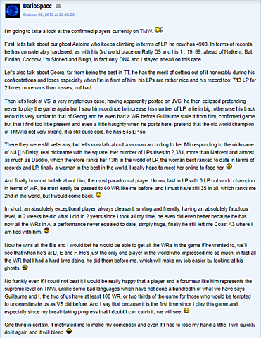 Update on active players playing TMWii