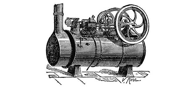 Primer maquina a vapor