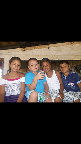 En la finca con mis primos