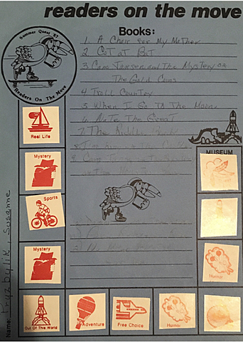 Library summer reading program