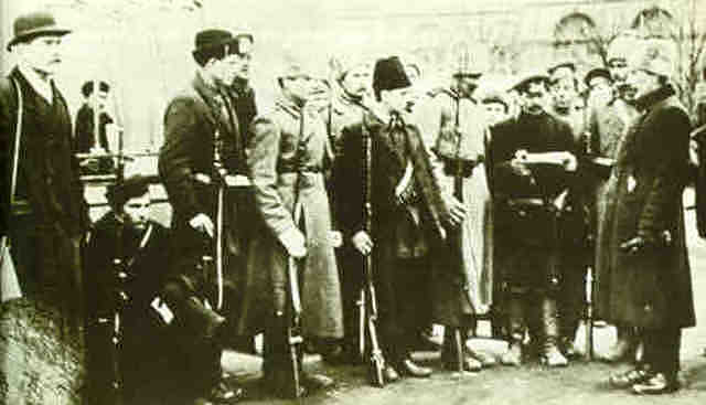 La caída del zarismo