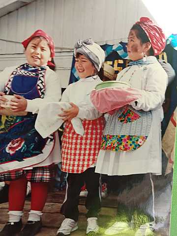 Participando de fiestas Patrias