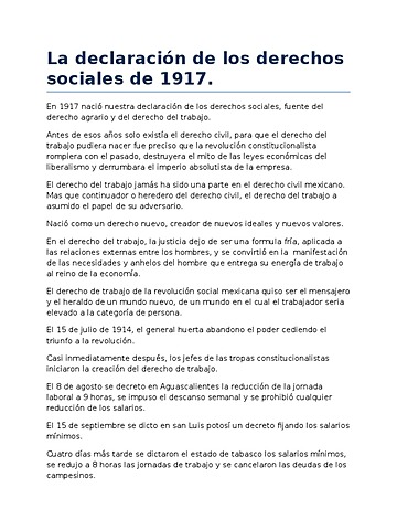 Inicio del derecho laboral