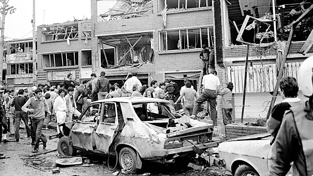 Carro bomba en Quirigua