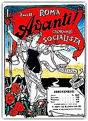 Mussolini begins work as editor for the Socialist Party newspaper Avanti
