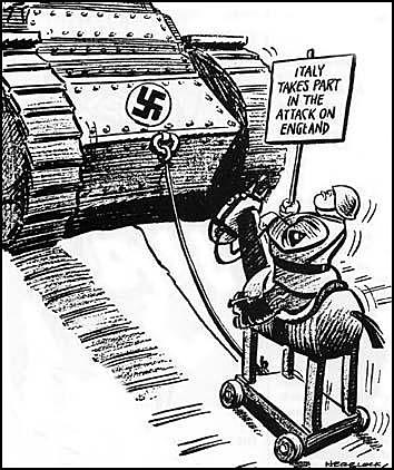 Italy enters WW II on side of Germany