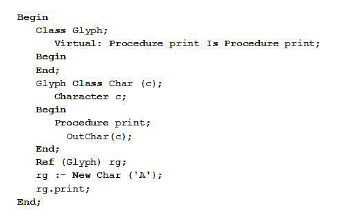 First Object Oriented Programming Language: Simula