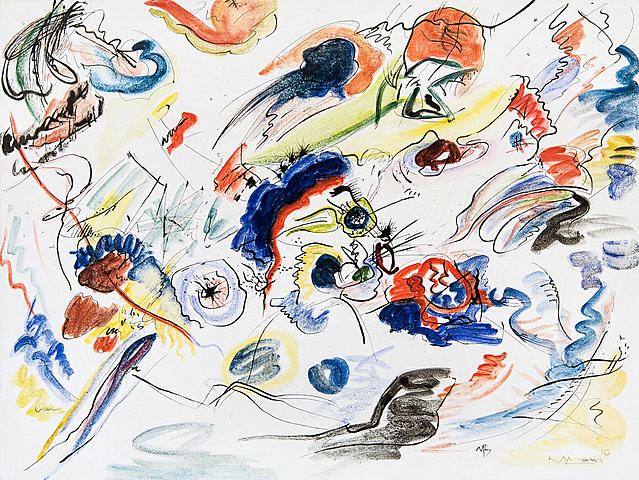 Kandinsky, Abstracció lírica, primera aquarel·la abstracta