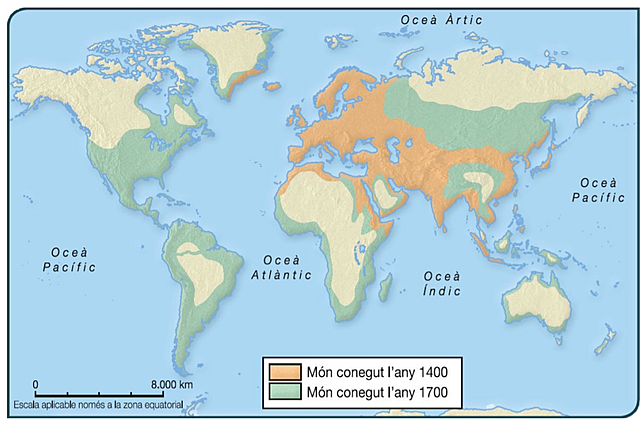 Ampliació món conegut pels europeus