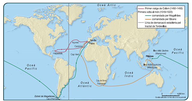 La primera volta al món