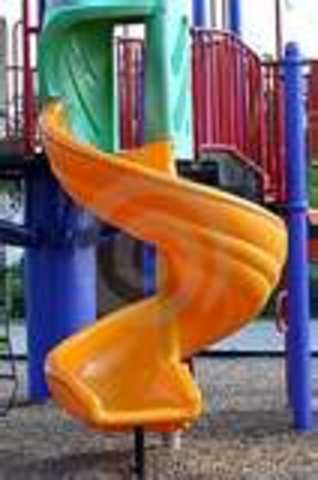 buy mulch and put in twister slide