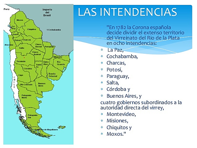 División de Virreinatos.