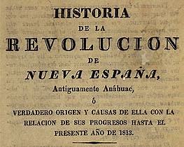 Revolución en Nueva España.