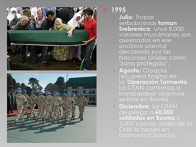 Tropas serbobosnias toman Srebrenica