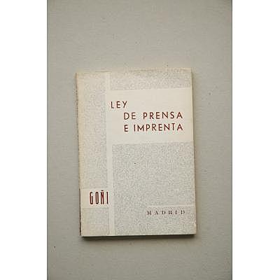Ley de Prensa