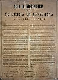 DECLARACIÓN DE LA INDEPENDENCIA EN CARTAGENA