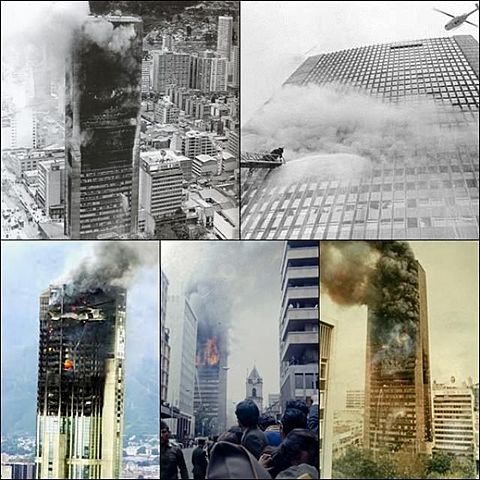 Incendio en el edificio Avianca