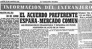 Acuerdo preferencial con el Mercado Común