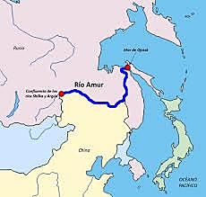 Rusia consigue el norte del Río Amur