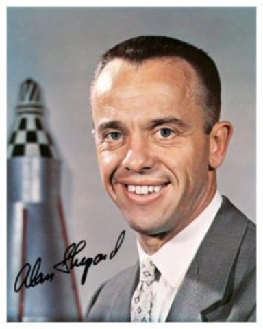 Alan Shepard, 1st US citizen in space