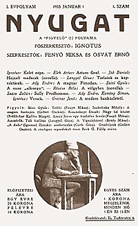 Baumgarten-díj és Nyugat