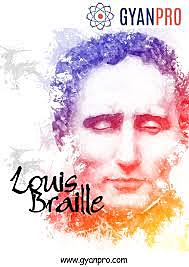 He got a scholarship in Royal Institution for Blind Youth at Paris.