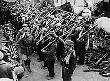 The beginning of the Spanish Civil War