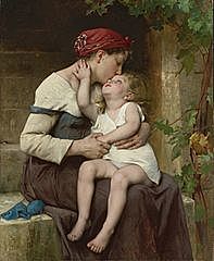 Léon Perrault,1894 Mother with Child