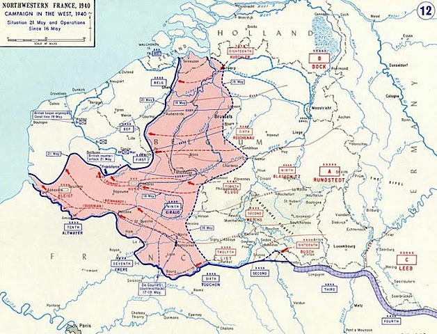 Alemanya envaeix Holanda i Bèlgica.