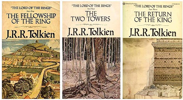 Lord of the Rings trilogy (1954-1955)