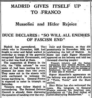 The Surrender of Madrid